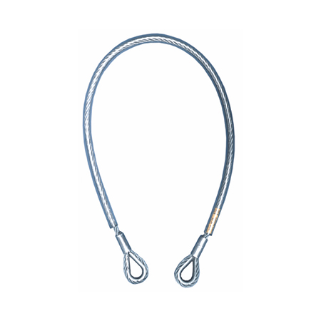 Ocelová kotvicí smyčka s oky