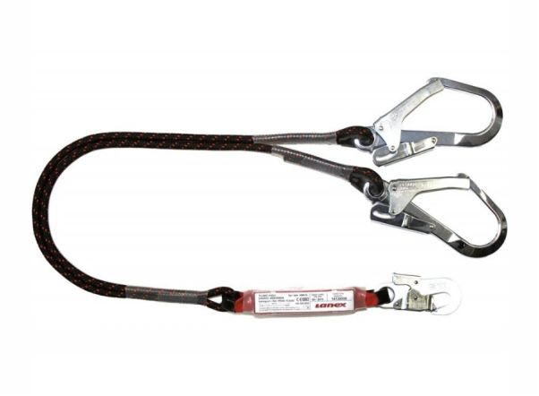 Tlumič pádu s dvěma lany a karabinami AZ 022