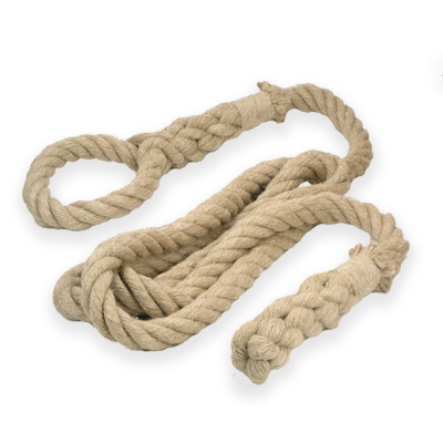 Lano na šplh z materiálu juta